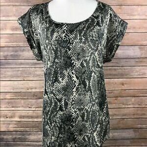 Express Cap-sleeve Blouse Size S